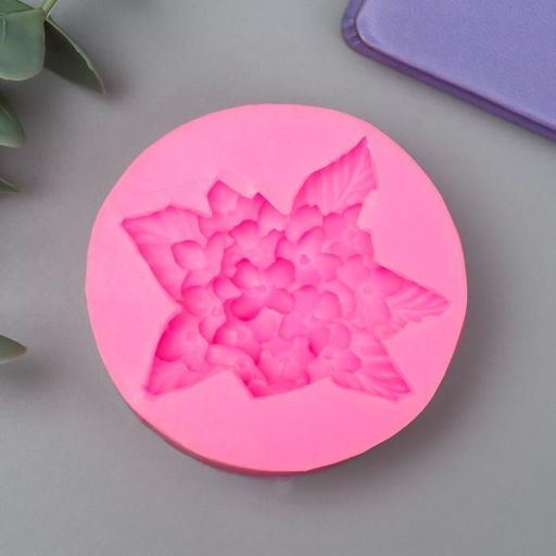 Молд силикононовый Незабудки 2,6 х 5,7 х 5,7 см