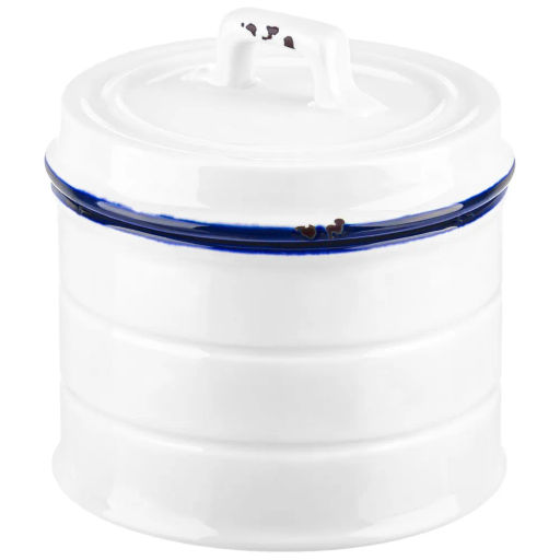 Банка д/хранения 300 мл 10*10*10 см Rustique collection + крышка, круглая - Elan gallery фото 4