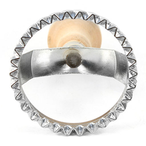 Штамп металлический для пельменей д6см h10см, деревянная ручка (Китай) - Домашняя мода фото 3