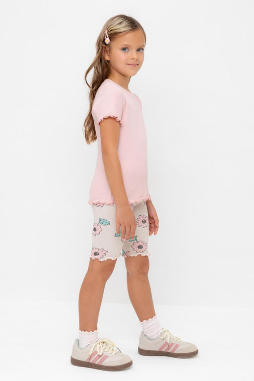 Велосипедки Crockid КР 400797 бежевый трикотаж  фото 3