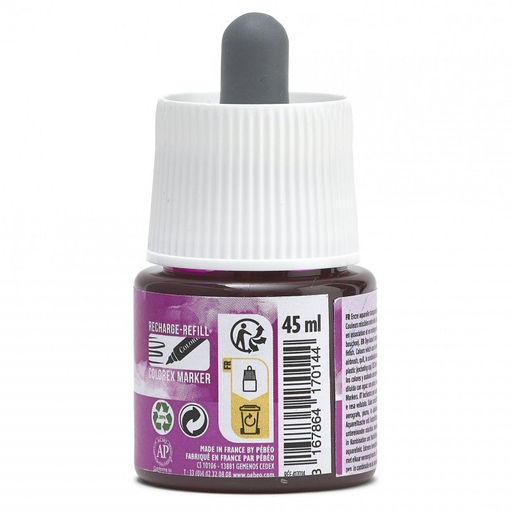 Краска акварель PEBEO акварельные чернила Colorex во флаконе с пипеткой 45 мл 417014 бугенвиллия