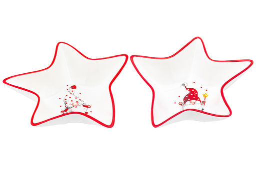 Блюдо сервировочное 2 пр. 130 мл 14*14*3,5 см Весёлые гномики - Elan gallery фото 18