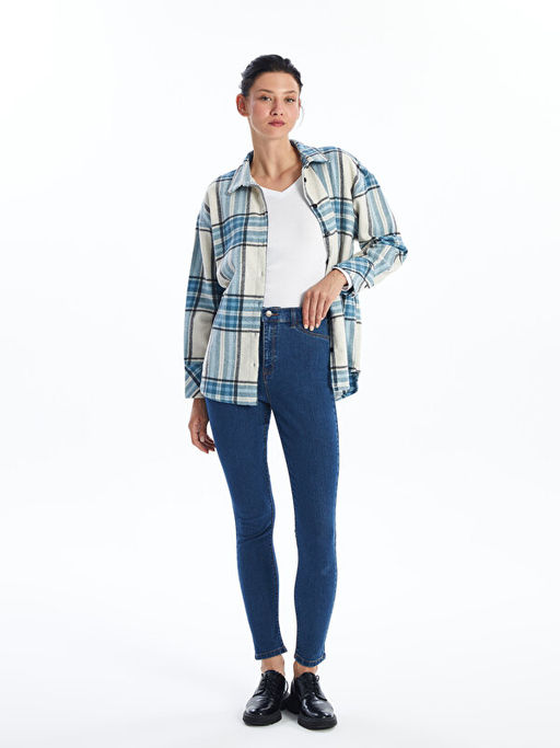 Straight Fit Kad?n Jean Pantolon