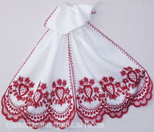 Рушник льняной с вышивкой модель 219Т лен 100% - Лен поволжья фото 3