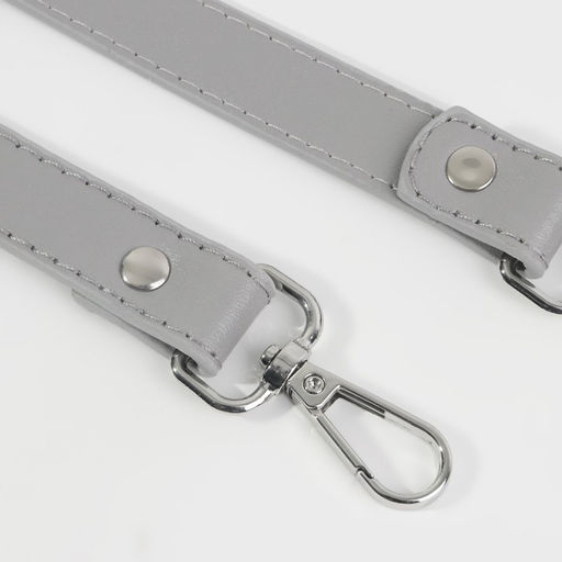 Ручка для сумки, с карабинами, 60 1 см 2 см, цвет серый - Арт узор фото 3