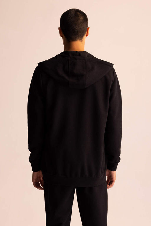 Толстовка на молнии стандартного кроя - Defacto фото 6