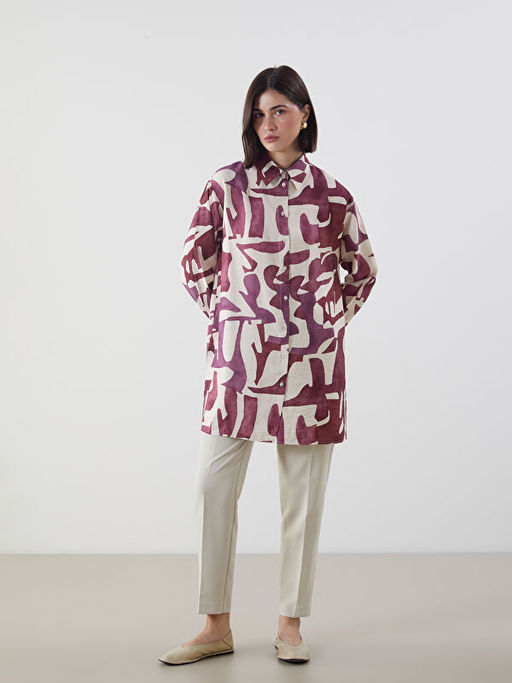 Desenli Kad?n G?mlek Tunik