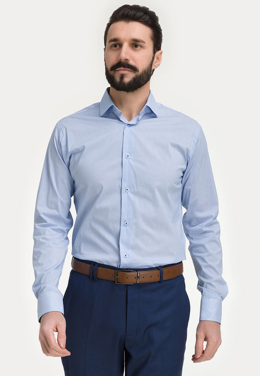 Сорочка мужская длинный рукав GREG 201/191/6130/Z/1p STRETCH_x  фото 10