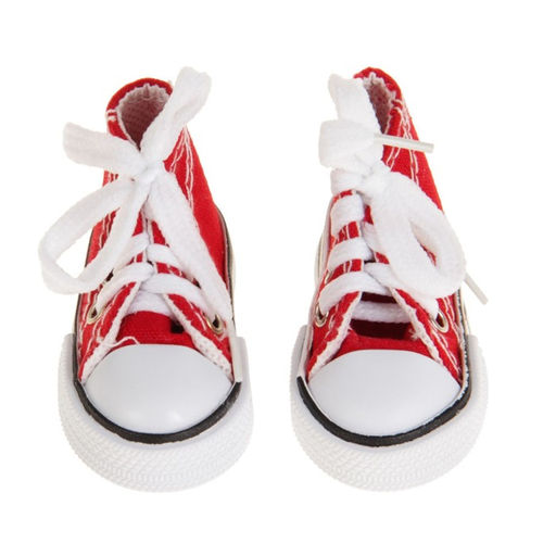 Кеды для кукол, длина подошвы 7,5 см, цвет красный - Simaland фото 2