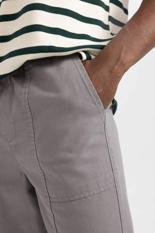 Габардиновые брюки прямого кроя Relax Fit - Defacto фото 9