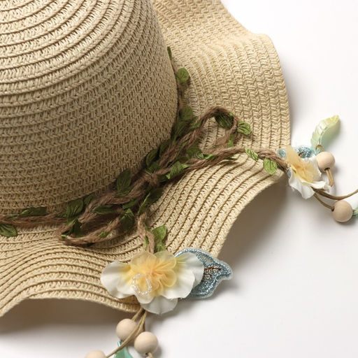 Шляпа для девочки MINAKU «Лианна», бежевая, размер 52