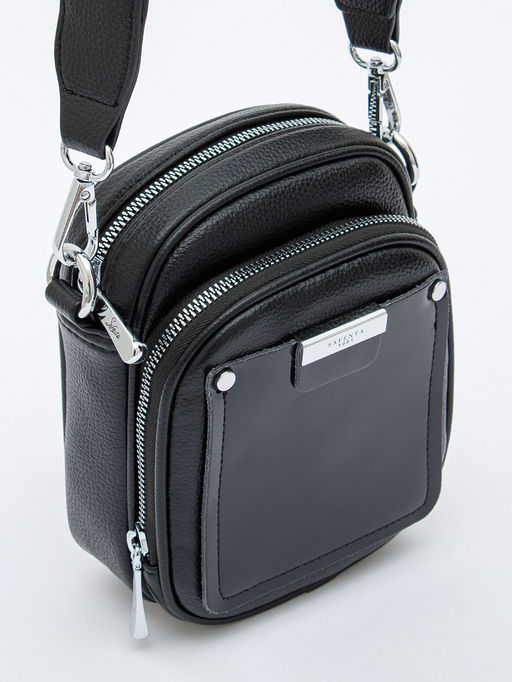 Сумка 2225-4 black Velina Fabbiana-Safenta