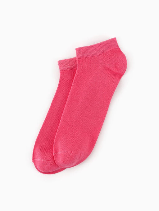 Носки женские MINAKU, набор 5 пар, размер 37-40 (23-25 см), цвет розовый, бежевый, серый