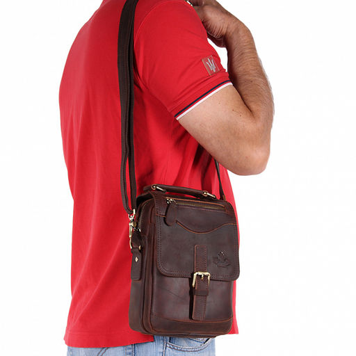 Сумка 35601Z d.brown Zinimsk