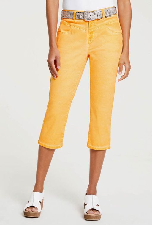 Джинсы, желтые - Linea tesini фото 3