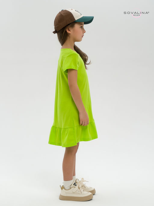 Платье Алиса салатовая - Sovalina фото 8