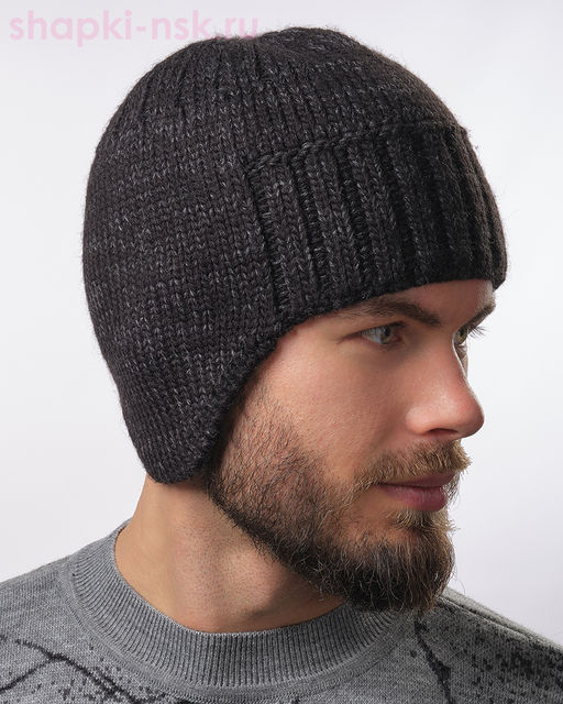 Тизер Ушанка мужская флис (56-58)