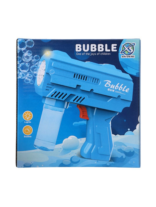 Генератор мыльных пузырей Пистолет, световые эффекты, работает от батареек, красный - Simaland фото 12