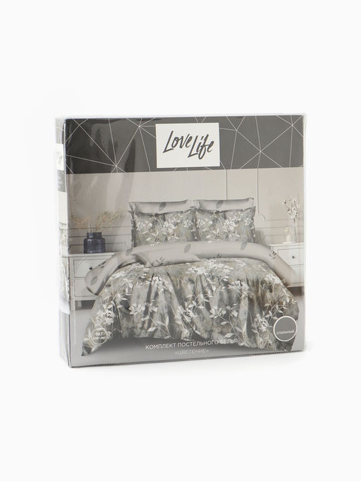КПБ 2 сп LoveLife Цветение 175*225см, 175*225см, 50*70см-2шт, 75гр/м2, микрофибра  фото 5