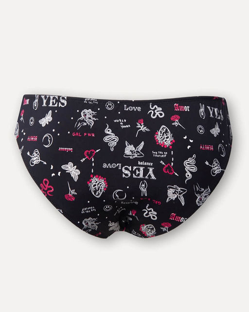 Трусы-бикини с принтом - Deseo фото 3