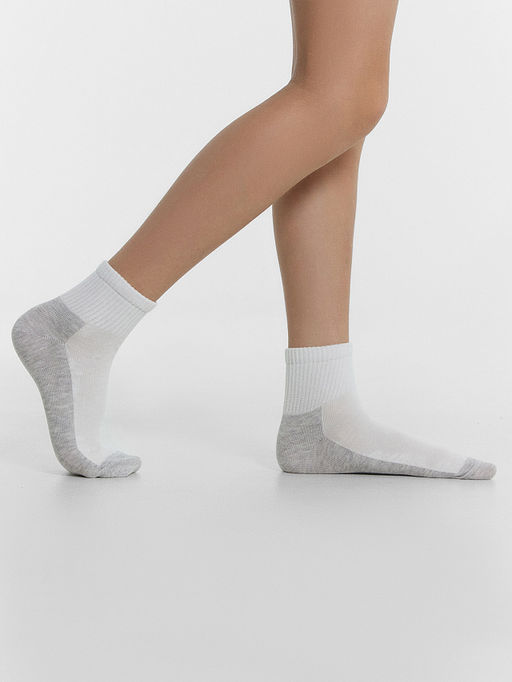 Цена за 5 пар! Носки детские серые