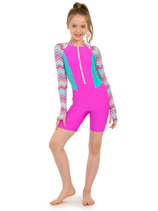 4970-0-0 Комбинезон для плавания детский с длинными рукавами