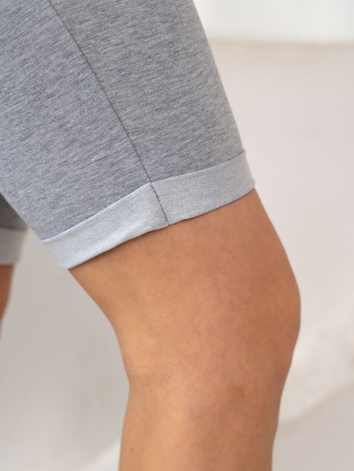 Велосипедки футер 2-хнитка,темно-серые - Binita фото 8