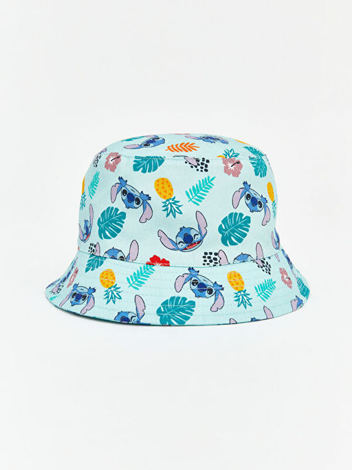 Stitch Bask?l? Erkek ?ocuk ?apka Seti 2li