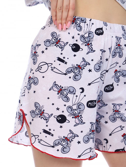 №168 Пижама (шорты) (Белый) - Итос-плюс фото 8