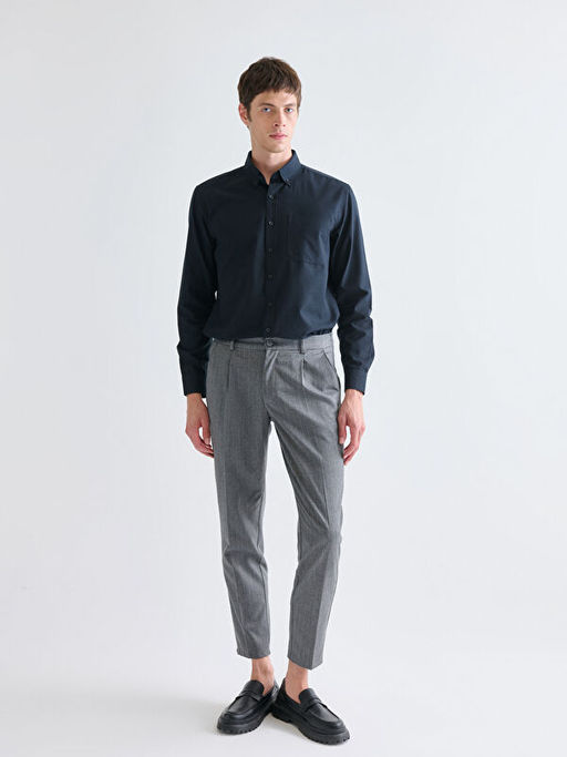 Regular Fit Uzun Kollu Arm?rl? Erkek G?mlek