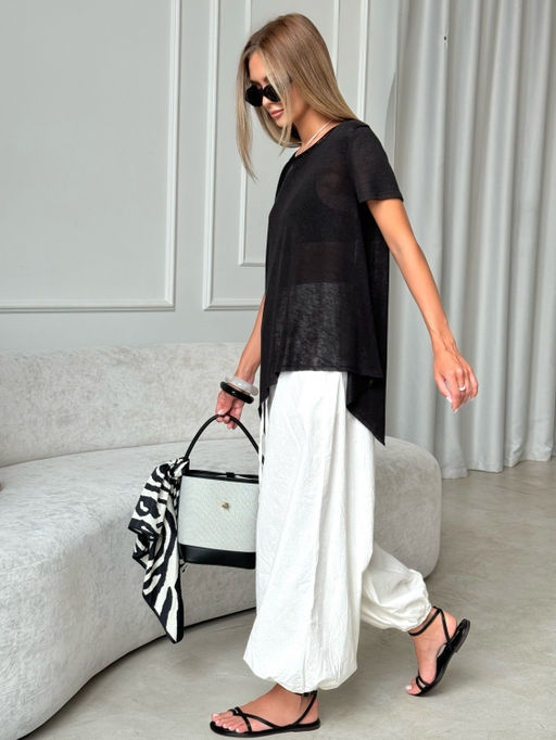 Футболка паутинка полупрозрачная