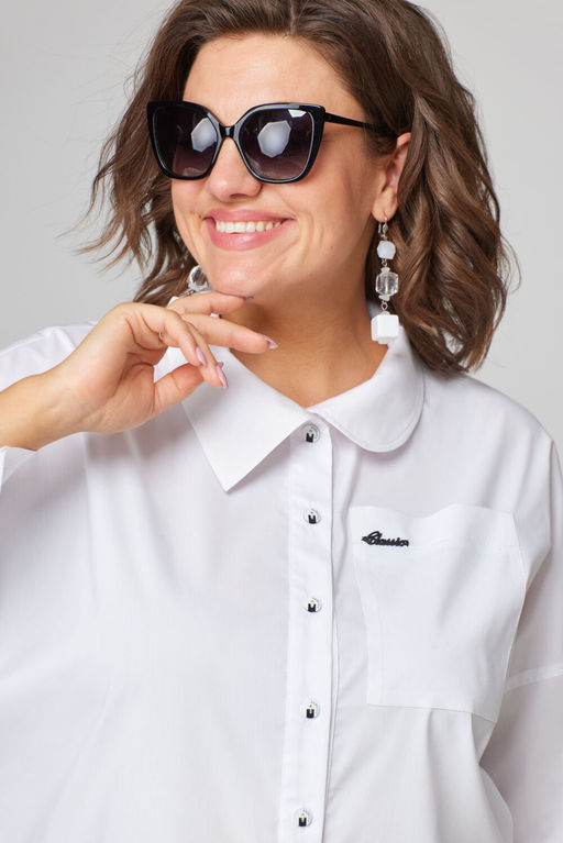 Блуза EVA GRANT 7068-1 белый