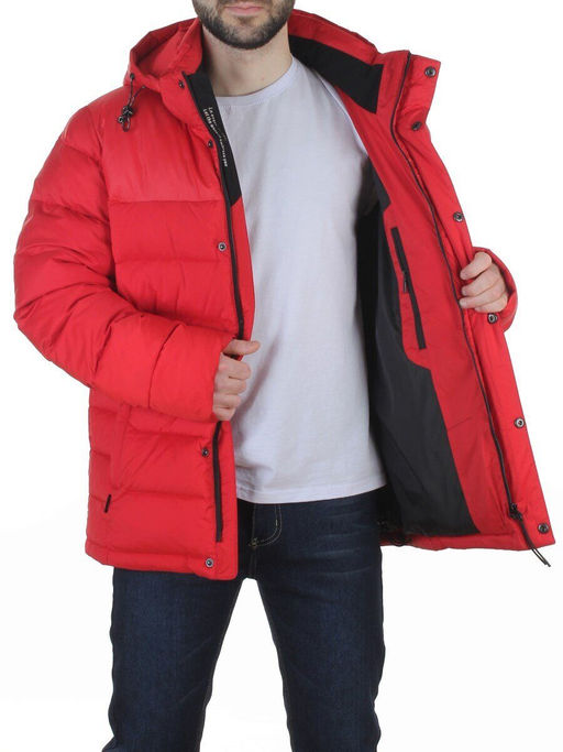 6242 RED Куртка зимняя мужская (био-пух)