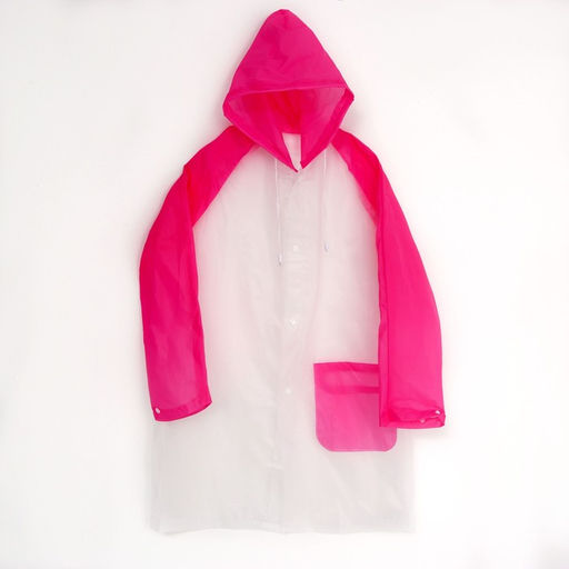 Дождевик детский Гуляем под дождём, розовый, L, МИКС - Simaland фото 4
