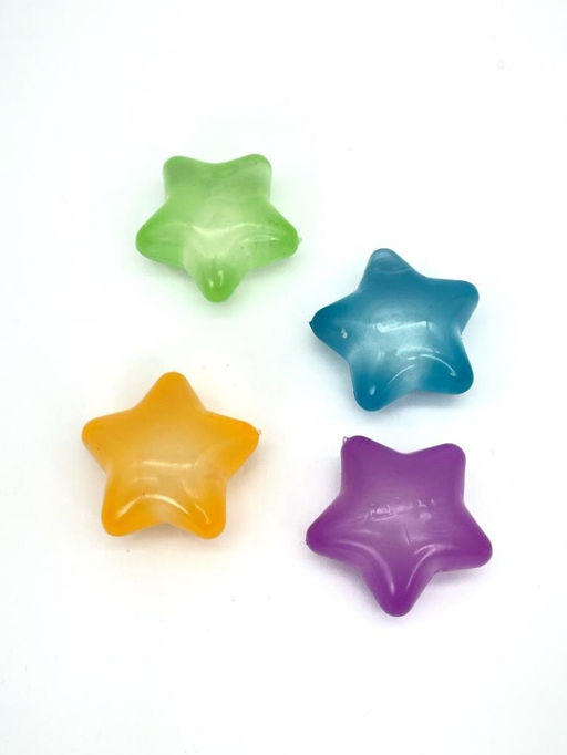 Мялка - антистресс Rainbow star, mix, 1 банка, 20 шт. (12,3*13 см)