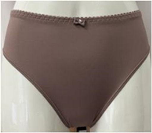 Трусы Misstyle слип дымчато-розовый микрофибра с кружевом  фото 6