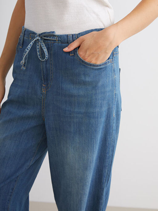 Baggy Fit Kad?n Jean Pantolon