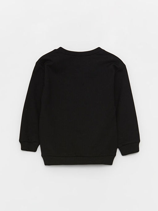 Bisiklet Yaka Bask?l? Erkek Bebek Sweatshirt - Waikiki фото 2