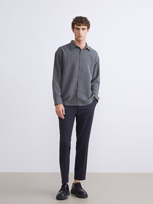 Regular Fit Uzun Kollu Arm?rl? Erkek G?mlek