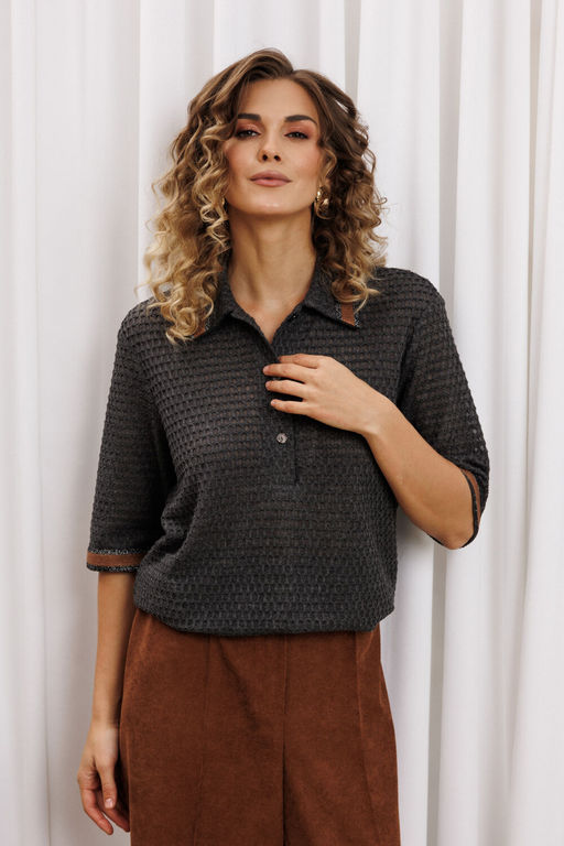 Костюм Gizart 5441 серый, коричневый