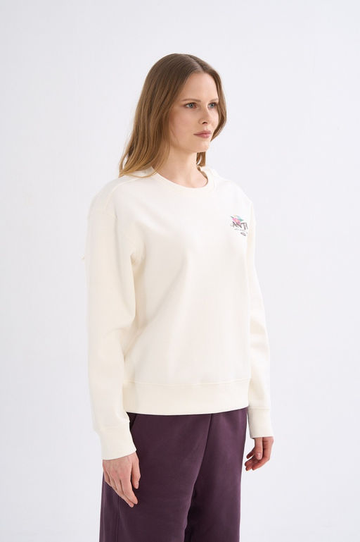 Свитшот Серо-белый ANTA SPORTS CLUB Sweatshirt фото 3
