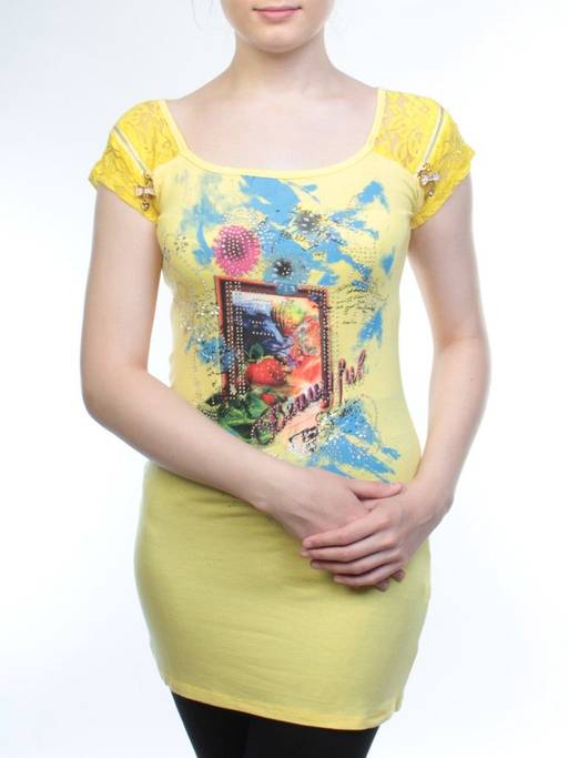 6018 Туника женская (90% вискоза, 10% эластан)