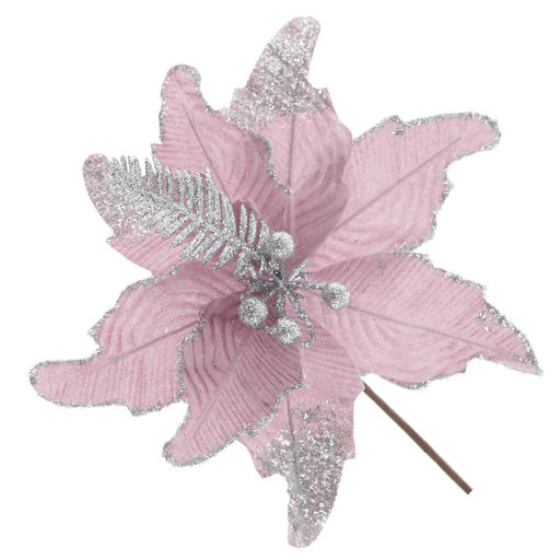 Цветок искусственный "Пуансеттия", L26 W26 H32,5 см