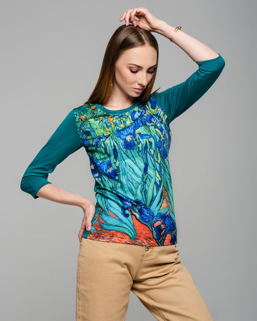 авторский лонгслив Футер 2-х нитка - Elena sorti фото 3