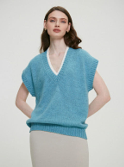 Жилет 111.080001-2/голубой