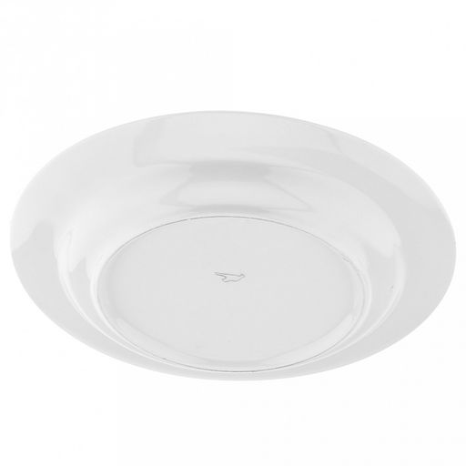 Тарелка мелкая фарфоровая "Алый мак" д240мм, h35мм, гладкий край (Россия)