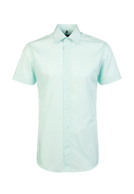Сорочка мужская короткий рукав GREG 410/309/FR MINT/ZV  фото 5