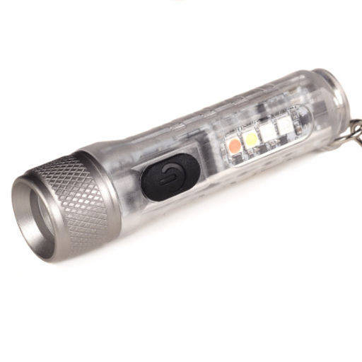 Фонарь универсальный COMIRON GEEK корпус: жёсткий ABS, IP65; свет: T20, 400lm +4COB, аккум: 300 mAh, USB Type-C; карабин, магнит 19г /уп 120/ - Галеонтрейд фото 4