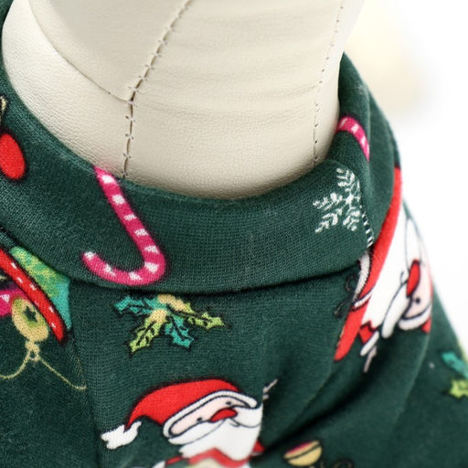 Кофта новогодняя для животных Подарки, размер M, зеленый (ДС 30, ОШ 26, ОГ 38 см) - Simaland фото 5