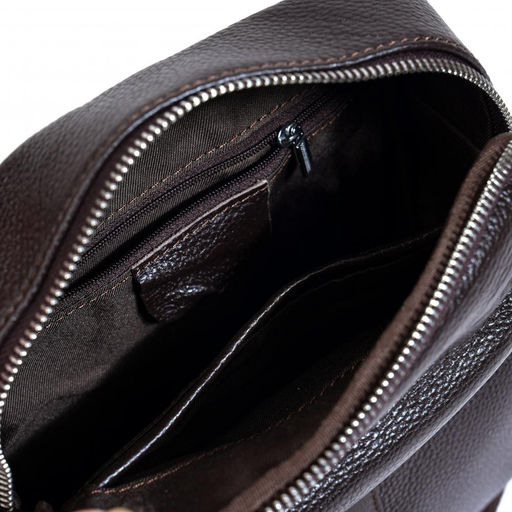 Сумка мужская, кожа, MIRONPAN 33601 Коричневый